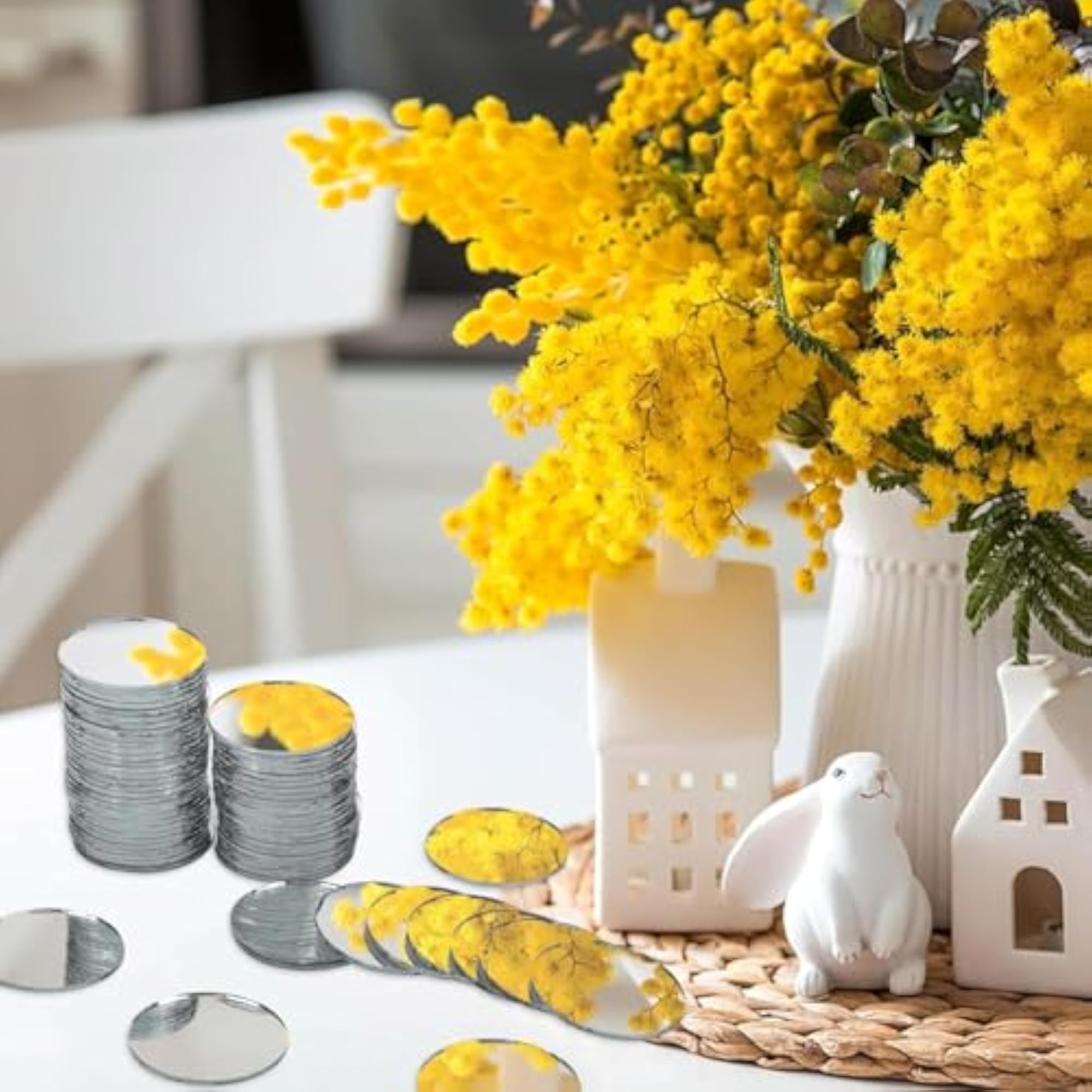 Sliver Mirror Acrylic Circle for DIY Projects